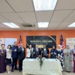 Perwakilan Shandong Huifa Foodstuff bersama wakil dari UMHRC di majlis tandatangan MoU