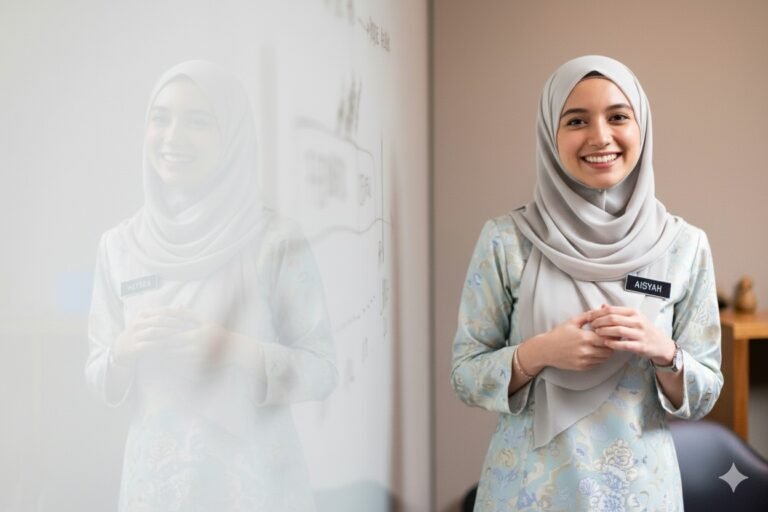 Guru sebagai teladan. Imej janaan AI oleh Gemini