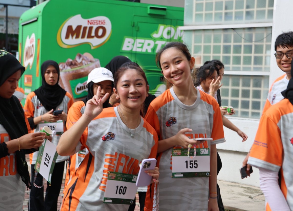 Antara peserta yang mengambil bahagian dalam larian (3)